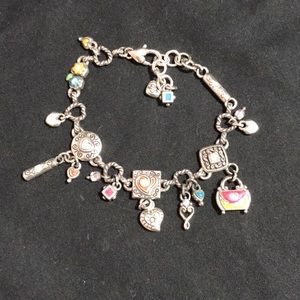 Brighton silver and enamel bracelet